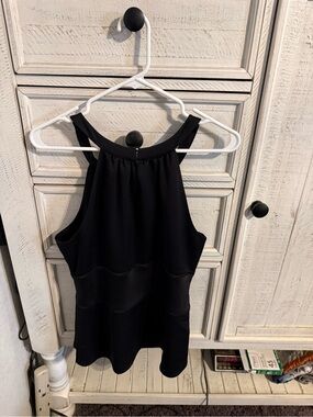 Ann Taylor Black Halter Blouse